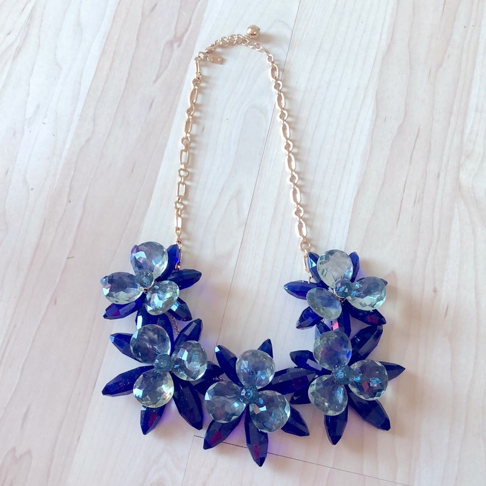 Kate spade ♠️ blue resin flower necklace